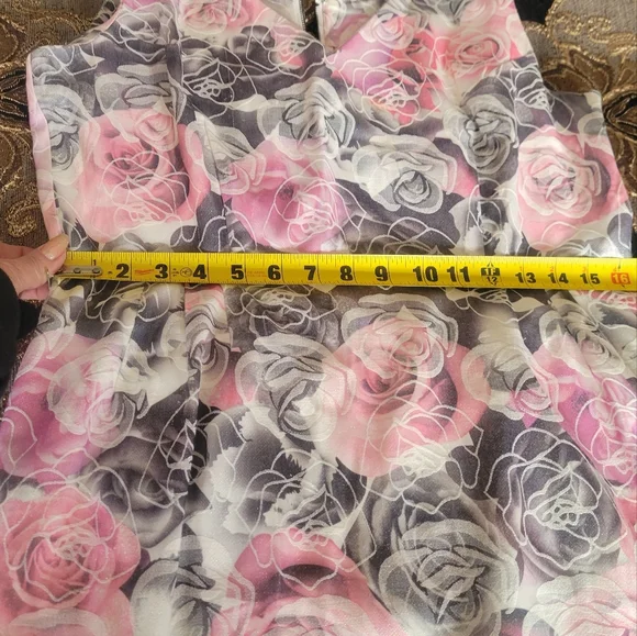 Midi Bettie Page floral spring dress xxl - Picture 6 of 7